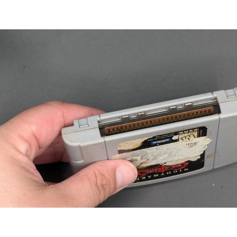 Nightmare Creatures N64 Nintendo 64 Tested Working Heavy Label Damage